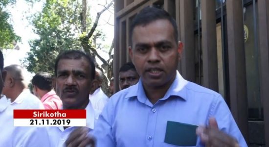 Commotion at Sirikotha: UNP supporters outraged