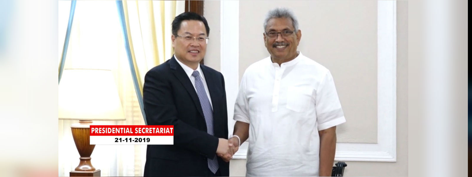 President Gotabaya R. meets Chinese Ambassador