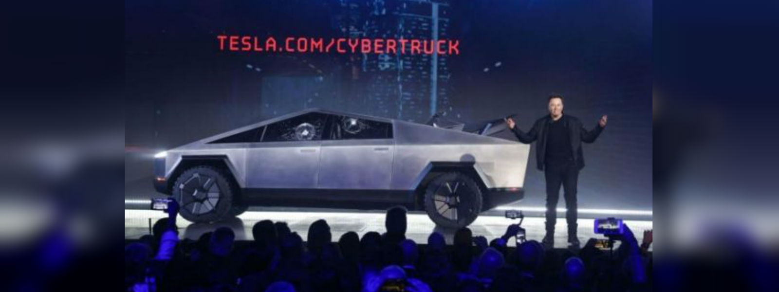 tesla shares rise as musk says cybertruck orders hit