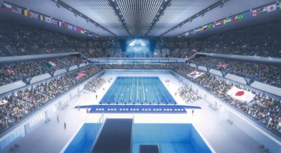2020 Olympic aquatics and volleyball arenas