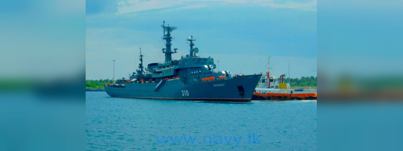 Training ship ‘Perekop’ arrives in Hambantota