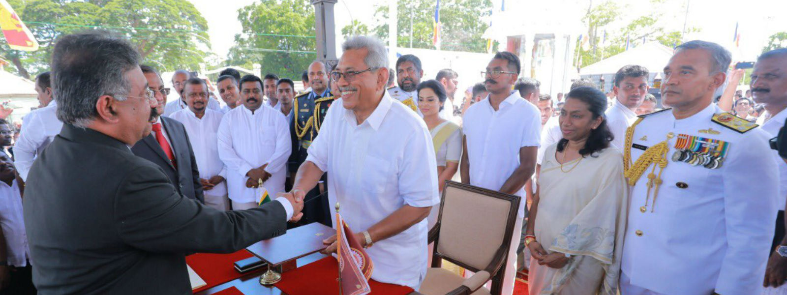 Gotabaya Rajapaksa sworn in as President