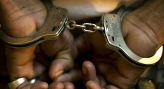 5 arrested for unruly behaviour in Paththampitiya