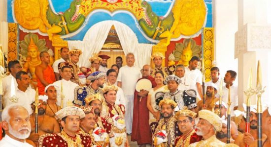 President Gotabaya Rajapaksa in Kandy 