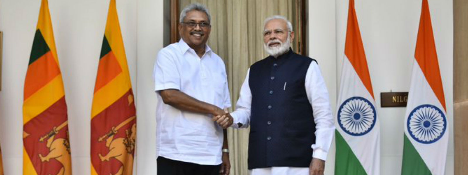 President Gotabaya Rajapaksa meets Indian PM Modi