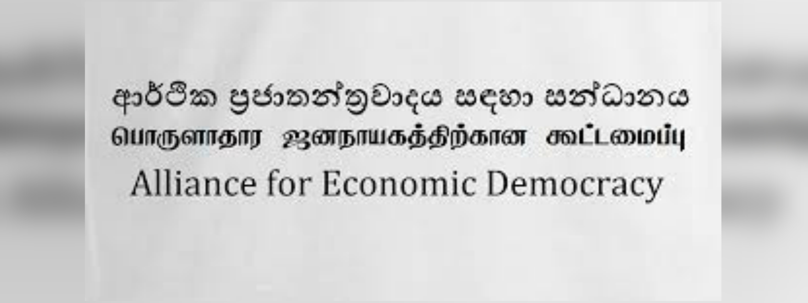 Alliance for Economic Democracy on MCC