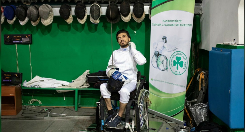 Iraqi refugee in Greece sets sights on Paralympics