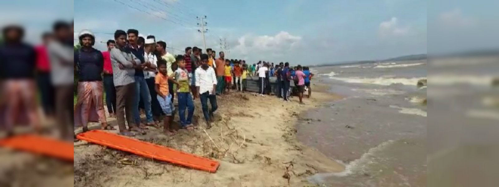 Boat with 5 capsizes in Kinniya: 2 dead, 1 missing