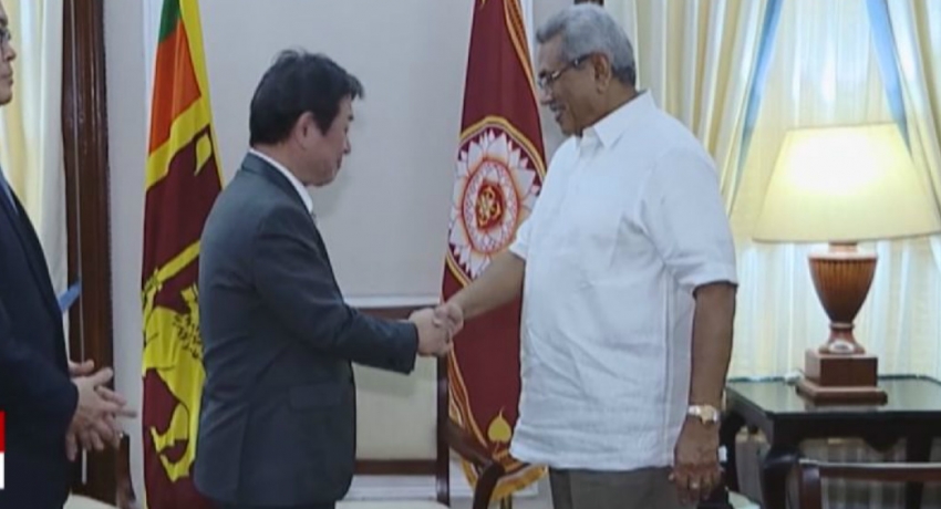 President Gotabaya Rajapaksa meets Japanese Foreign Minister