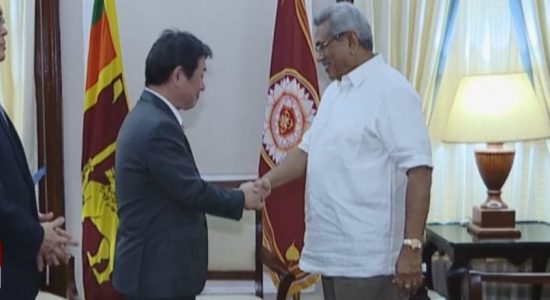 President meets Japanese Foreign Minister