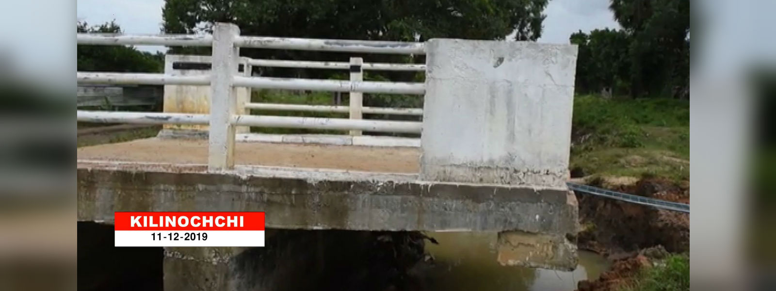 2 year old bridge constructed at an expense of Rs 4mn collapses