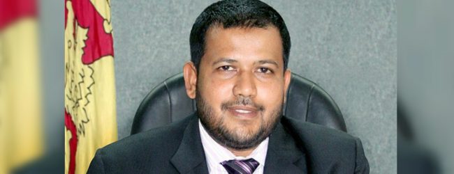 Former Minister Rishad Bathiudeen provides a statement to the CID