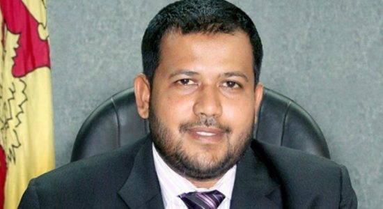 Rishad Bathiudeen provides a statement to the CID
