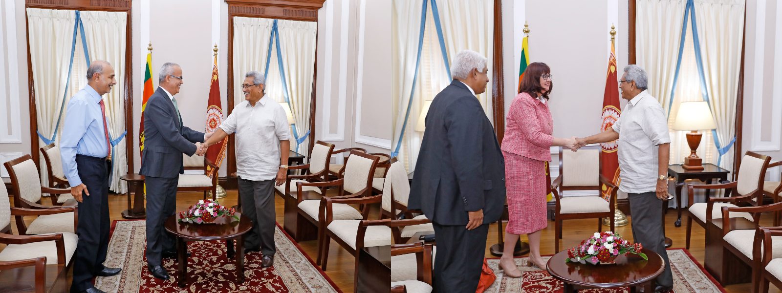 Amb. of UAE and NZ HC calls on President Rajapaksa
