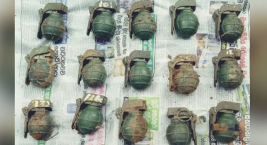 18 hand grenades discovered in Puthukudiyirupu