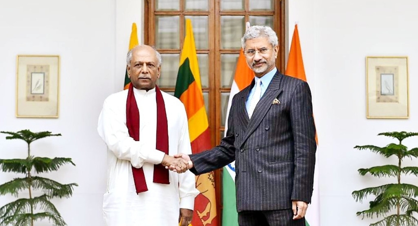 Minister Dinesh Gunawardena meets Indian Minister of External Affairs