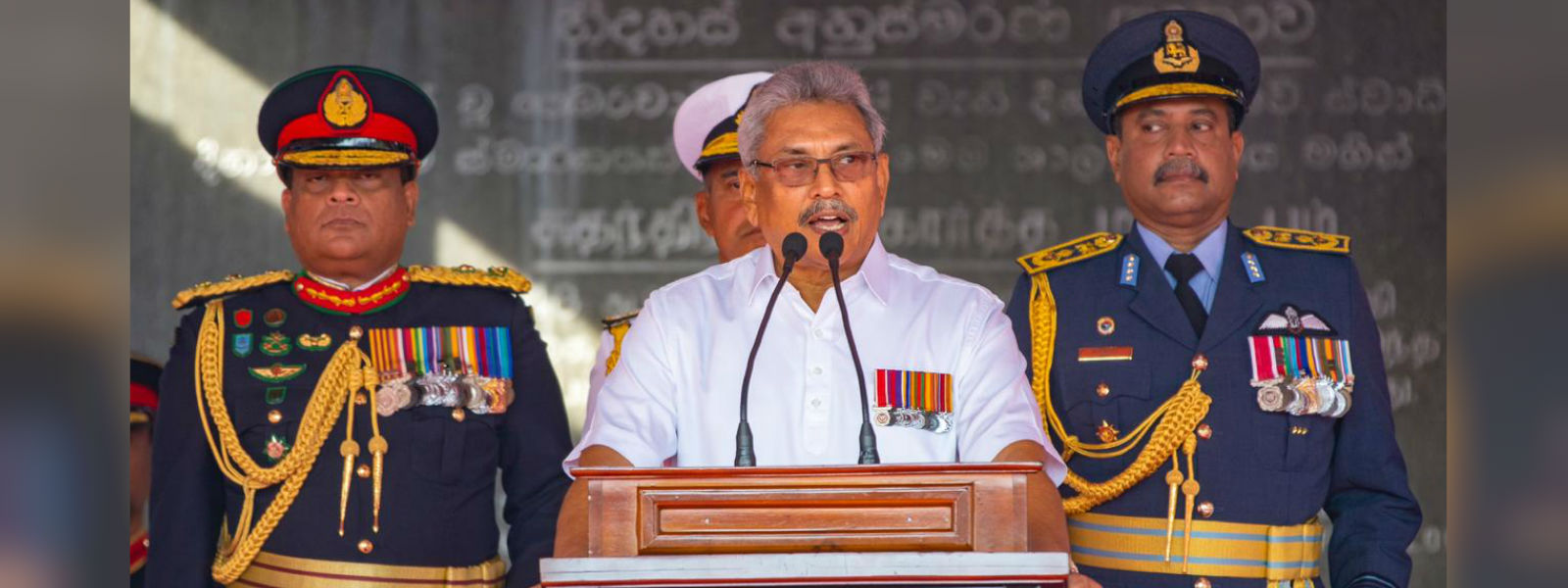 President Gotabaya Rajapaksa takes aim at poverty and corruption in independence address