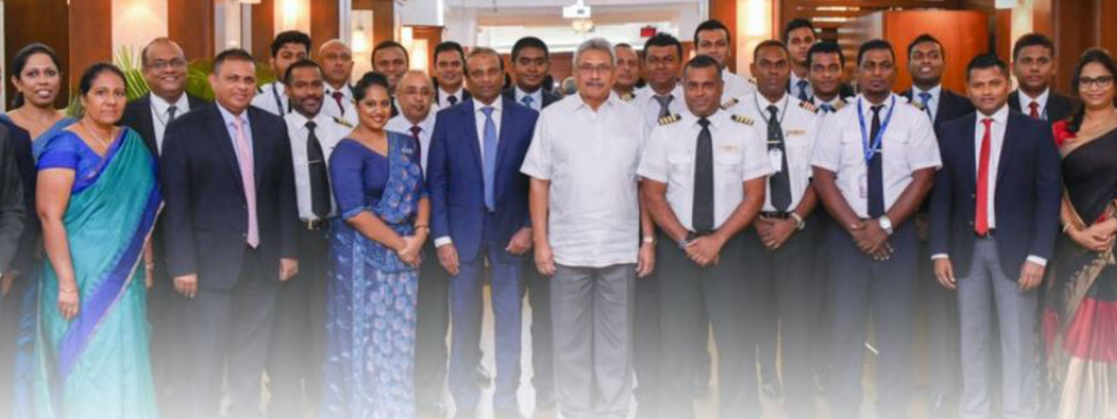 President Rajapaksa hosts SriLankan crew that flew to Wuhan