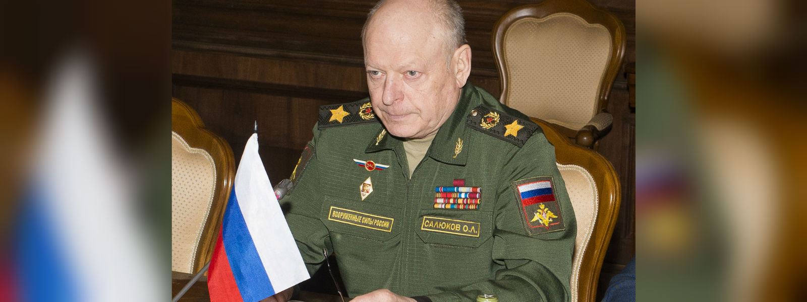 Russian General Oleg Salyukov arrives in Sri Lanka