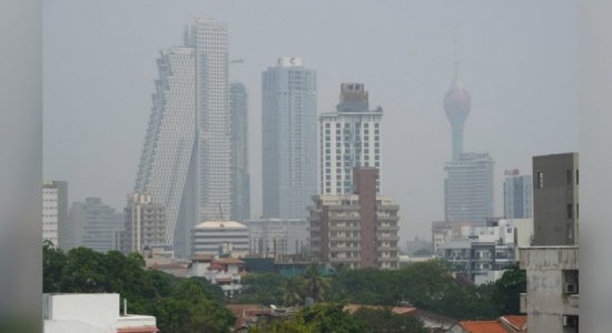AQ Index of Colombo drops to unhealthy level 