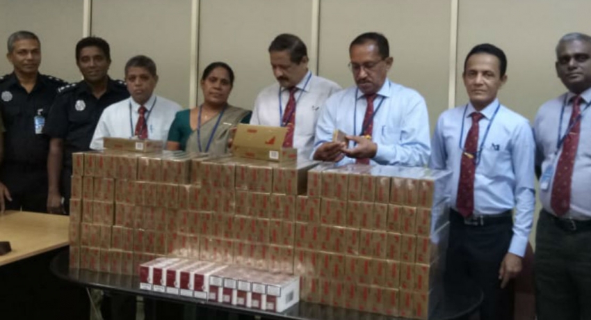 Customs confiscates foreign cigarettes worth over Rs 1.5mn