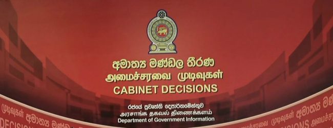 Cabinet rejects gazette to create UC for Saindamarudu