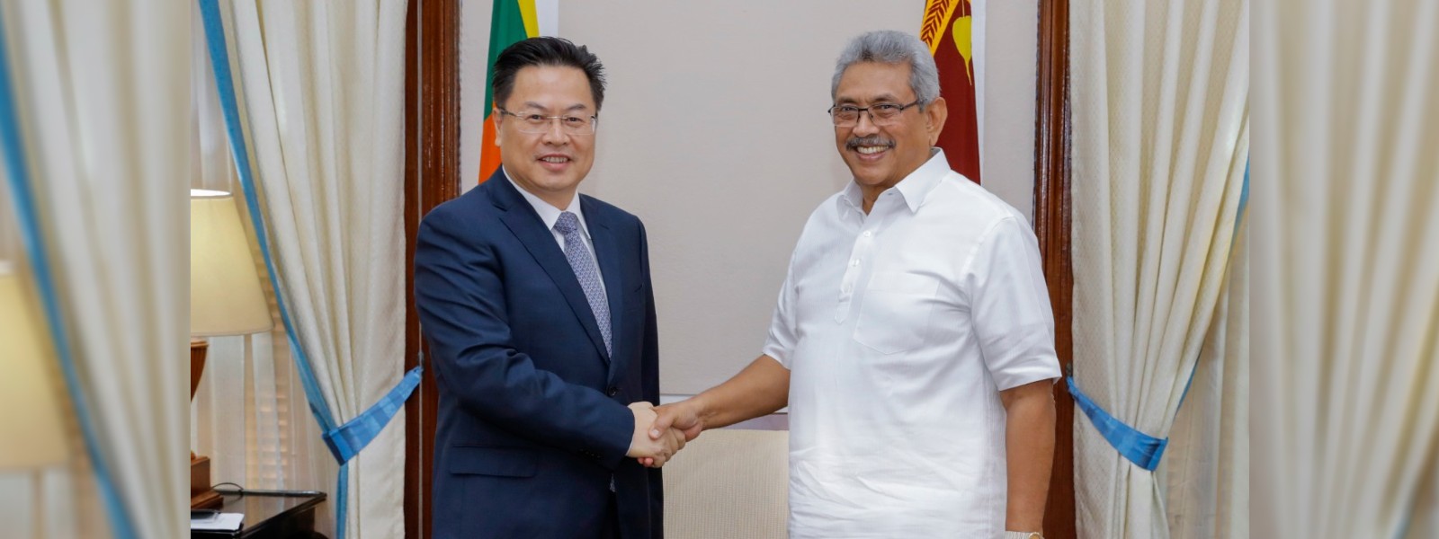 President Gotabaya Rajapaksa meets the Chinese Ambassador
