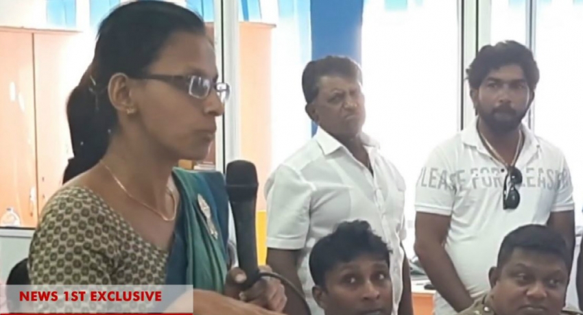 Female state official stands up against the imminent destruction of the Queen’s Isle in Negombo
