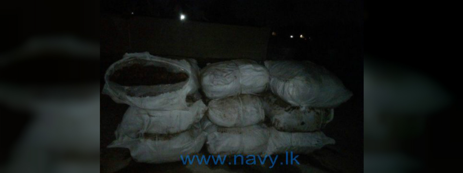 Navy recovers 700kg of wet beedi leaves