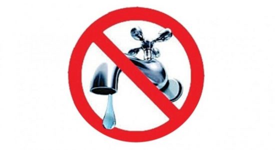 Water cut in Colombo