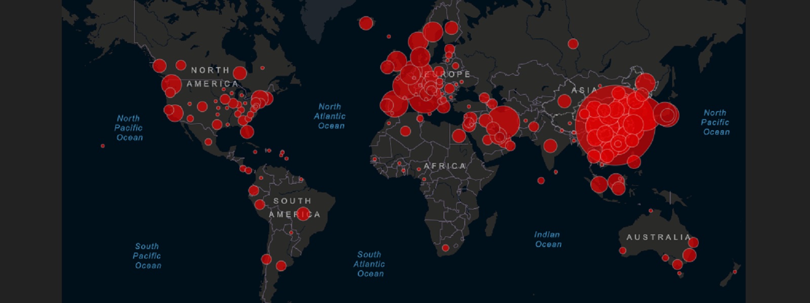 Coronavirus (COVID19) global outbreak – Interactive Dashboard