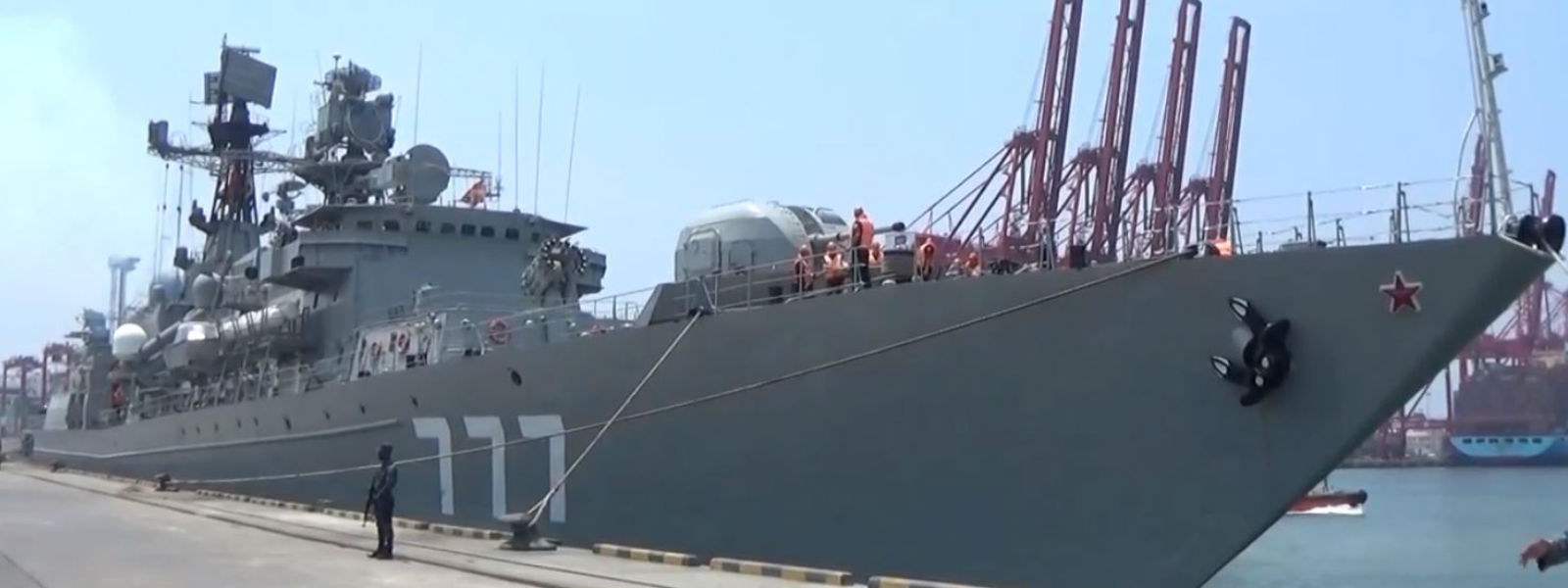 Two Russian Navy ships arrive in Colombo 