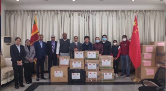 SL community in China donates medical supplies