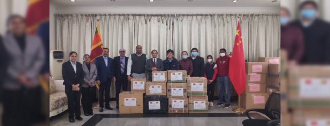 SL community in China donates medical supplies