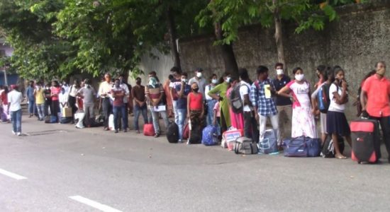 2,000 people stranded in Colombo, sent back
