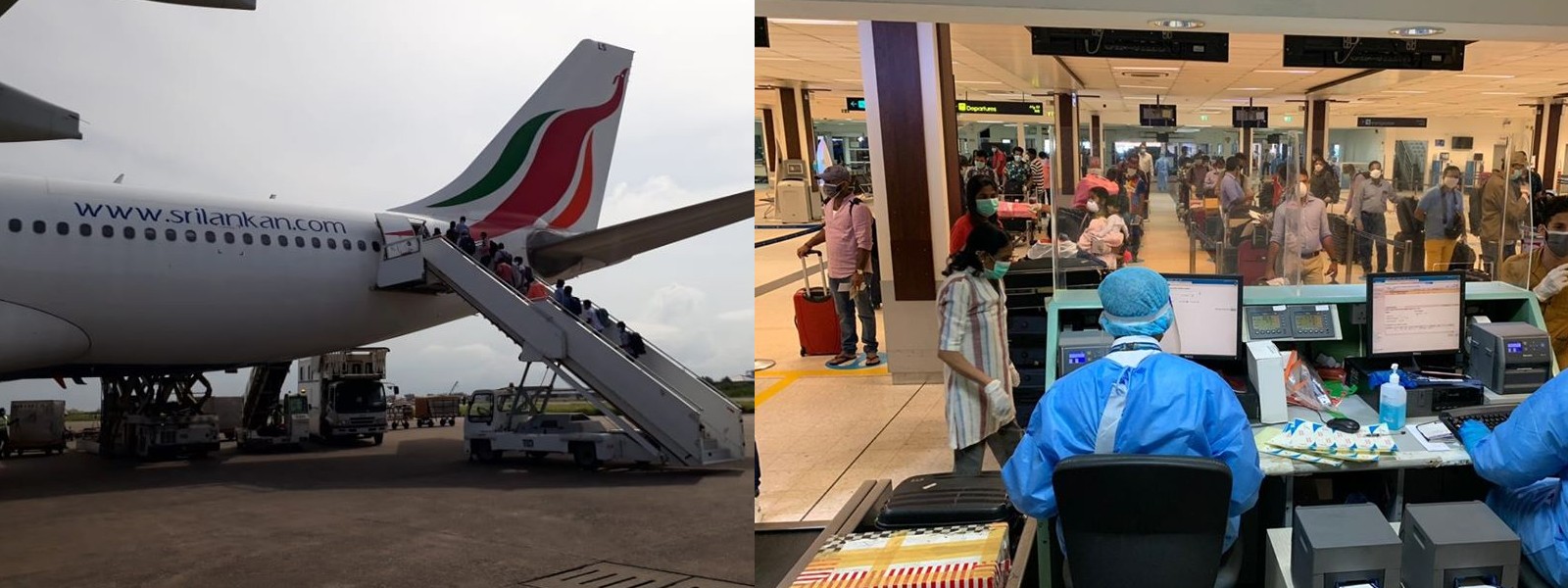 300 Sri Lankans repatriated from Maldives in special repatriation flight (PICTURES)