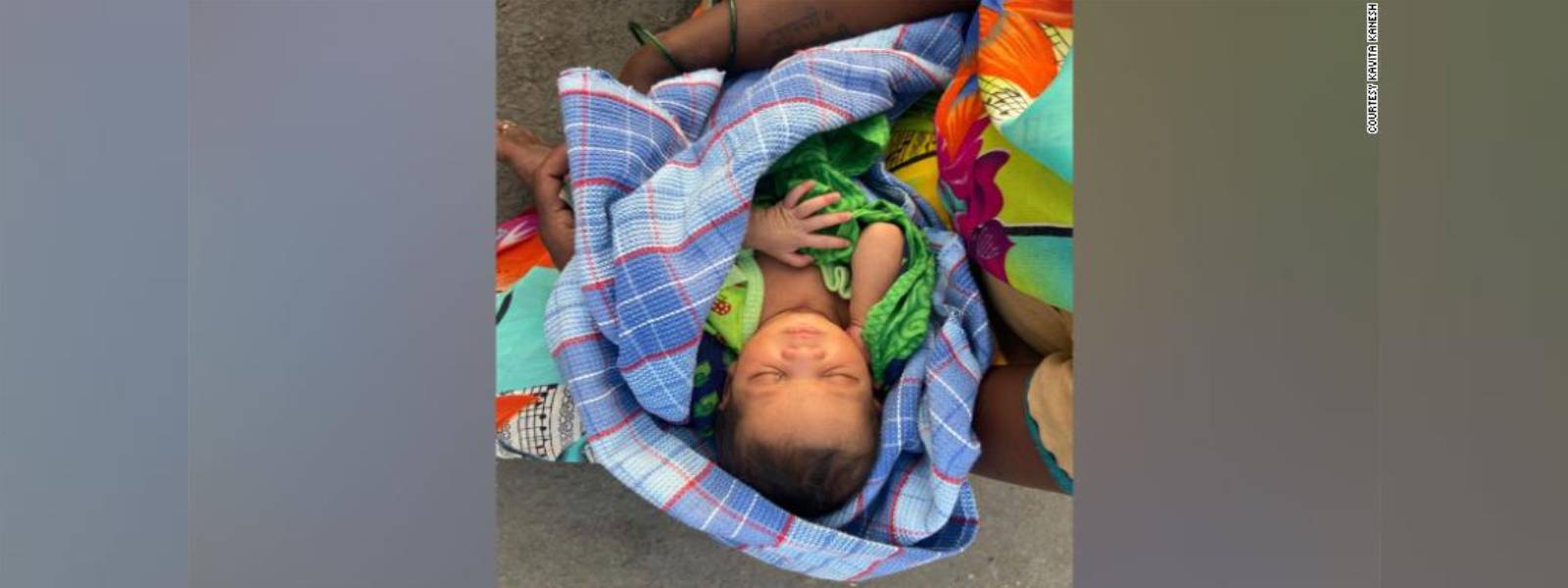 Woman gives birth, then walks 160km with her baby