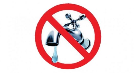 18-hour water cut in Colombo on Saturday