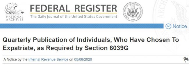 US Federal Registry says Prez not a US Citizen