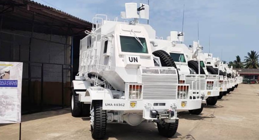 Army-Manufactured Mali-bound Unibuffels Ready for Shipment