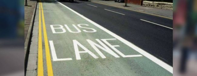 Measures to implement bus priority lane law