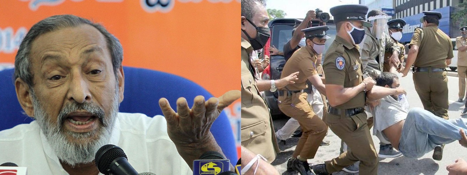 Vasudeva condemns police use of force on protests