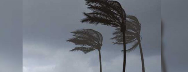 Weather advisory for strong winds 