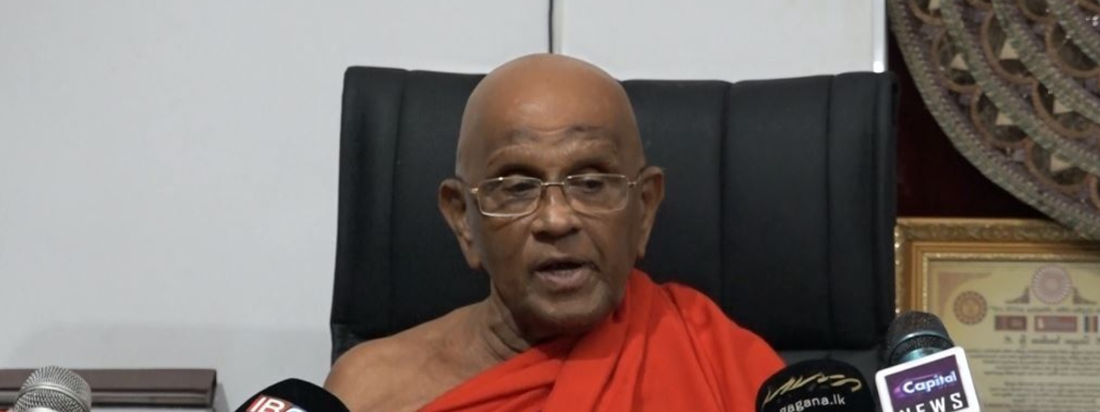 Ven. Muruththettuwe Ananda Thero, the new Chancellor of the Colombo University