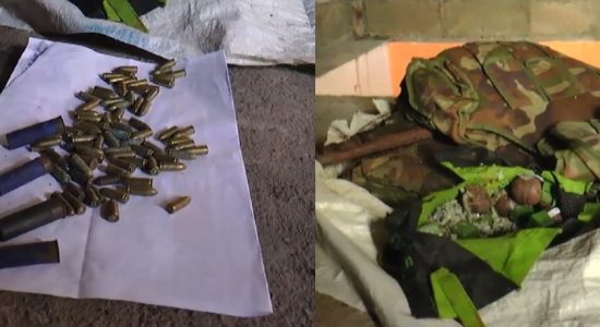 Another weapons cache discovered from Homagama