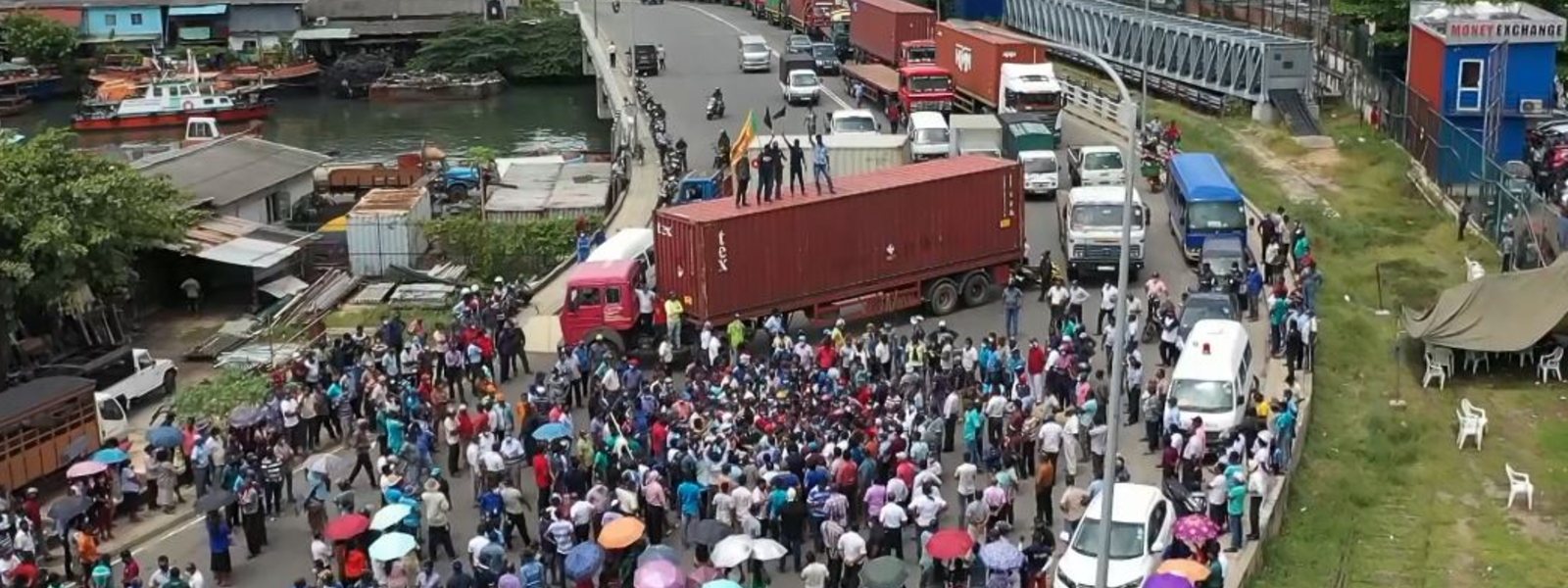 Operations at Colombo Port at a standstill as protest against leasing ECT intensify
