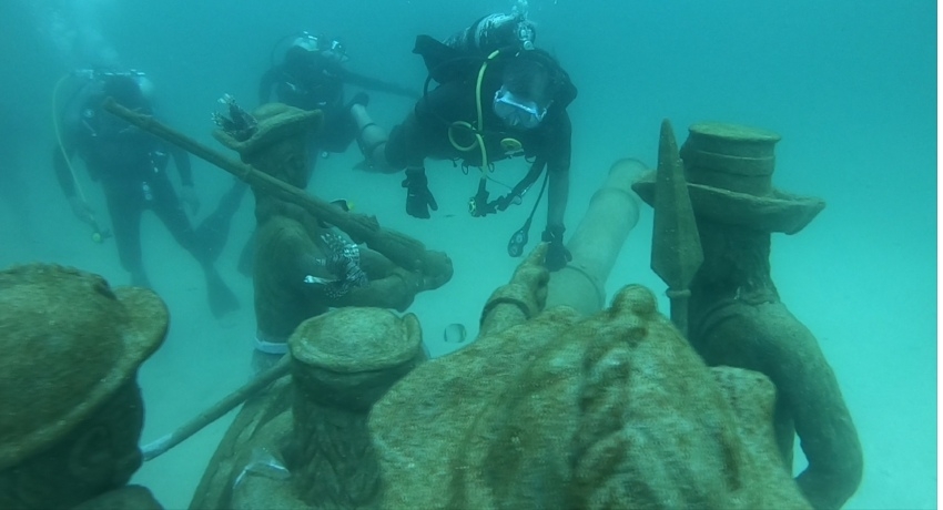 VIDEO) Second underwater museum in Sri Lanka declared open in Trincomalee
