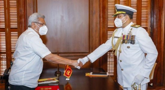 New Navy Commander meets President Rajapaksa