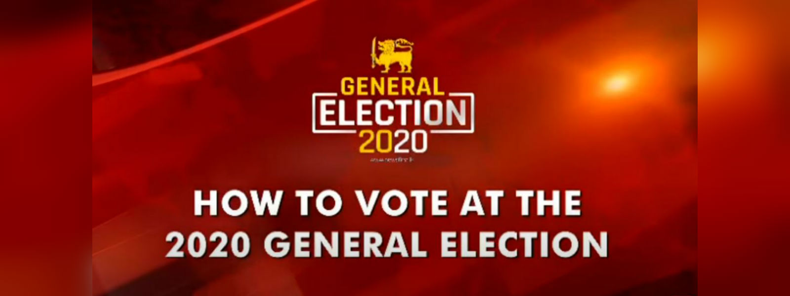 How to vote at the 2020 General Election on the 5th of August