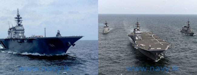 (PICTURES) JMSDF ships depart Colombo Port after successful naval exercise